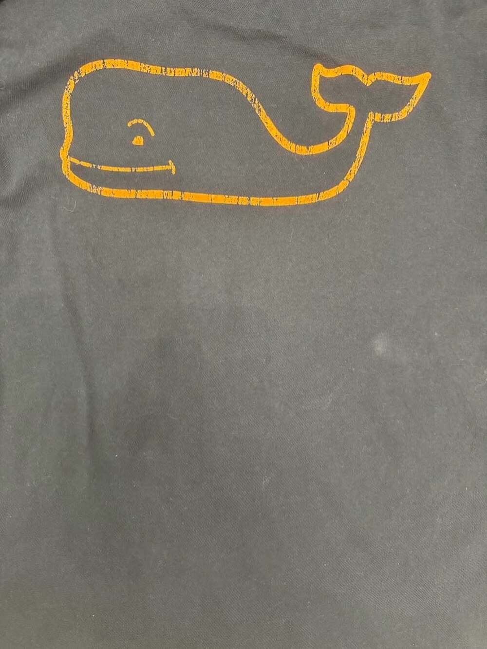 Men’s Navy Long Sleeve Pocket Graphic Tee Whale Coastal Large - Picture 6 of 6